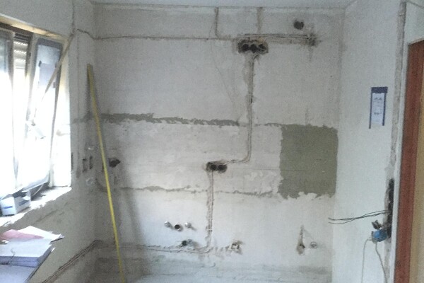 Umbauarbeiten, Elektroinstallationen